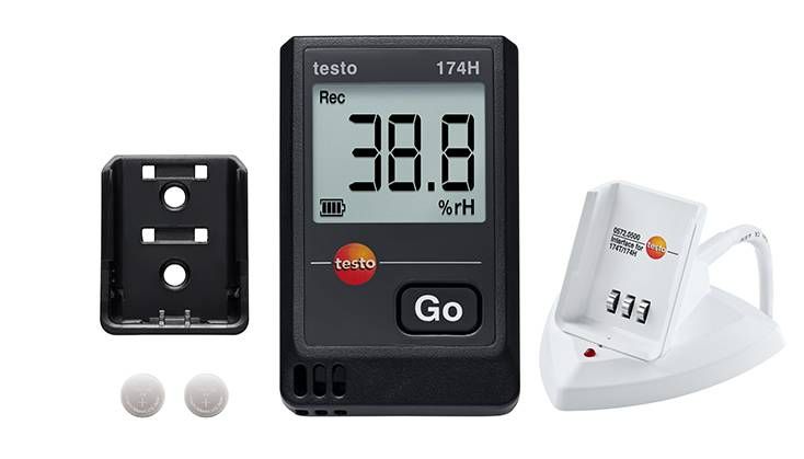 testo 174 H set - Mini-enregistreur de données pour la température et l'humidité de l'air